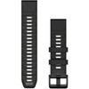 Garmin QuickFit 22mm Silikoninės laikrodžių apyrankės, Juoda/Pilka