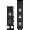 Garmin QuickFit 26mm silikoninė apyrankė, juoda detalės