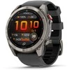 Išmanusis laikrodis Garmin fēnix® 8 Pro – 51 mm, AMOLED Sapphire, titanas su grafito spalvos / juodu silikoniniu dirželiu | 010-03199-11
