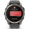 Išmanusis laikrodis Garmin fēnix® 8 Pro – 51 mm, AMOLED Sapphire, titanas su grafito spalvos / juodu silikoniniu dirželiu | 010-03199-11