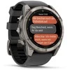 Išmanusis laikrodis Garmin fēnix® 8 Pro – 51 mm, AMOLED Sapphire, titanas su grafito spalvos / juodu silikoniniu dirželiu | 010-03199-11