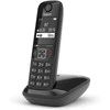 Gigaset AS690 analoginis / DECT telefonas, skambinančiojo vardas ir ID, juodas