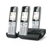 Gigaset COMFORT 500A trio sidabrinė-juoda