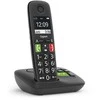 Gigaset E290A int. Didelio mygtuko belaidis telefonas su atsakikliu - juodas