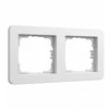 GIRA 0212150 Abdeckrahmen 2f Gira E1 Reinwei