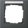 GIRA E2 - Anthracite - Thermoplastic - Screwless - 80.8 mm - 80.8 mm - 9.3 mm