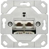 GIRA 245200 - 2 x RJ-45 - 6a - Metallic - 1 pc(s)