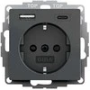 GIRA 245928 SCHUKO USB-Spannungsversorgung 2f System 55 Anthrazit
