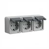 GIRA Steckdose SCHUKO 478930 3f waager.KD WG AP gr