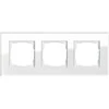 GIRA - Esprit - Rahmen 3-fach *Glas baltas*