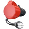 Go Echarger Go-e Gemini flex adapteris 22 kW CEE 3- fazė 32A - namų lizdas (CH-04- 02)