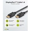 Goobay DisplayPort 1.4 jungiamasis kabelis - Kabelio ilgis 1 m