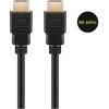 „Goobay 1m Ultra High-Speed HDMI™-Kabelis 2.1“ su Ethernet 8K@60Hz, 48 Gbit/s, 3D