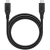 „Goobay“ | USB-C laidas, USB 3.2, 100 W, 10 Gbit/s, maitinimo šaltinis, 1 m, Juodas