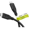 Goobay | USB-C Cable, USB 3.2, 100 W, 10 Gbit/s, Power Delivery, 1 m, Juodas