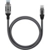 Kabelis USB Goobay USB-A - RJ-45 3 m Juodai-sidabrinė (70499)