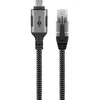„Goobay“ | USB-A 3.1–RJ45 eterneto kabelis, 1 m | 70696 | Juodas