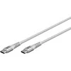 Goobay Laidas USB-C 2.0 Trumpas SuperSoft TEXTIL 0,5m