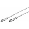 Goobay Laidas USB-C 2.0 Trumpas SuperSoft TEXTIL 0,5m