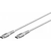 Goobay | USB-C Supersoft Textile Cable with Metal Plugs | 70193