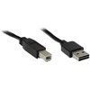 GoodConnections Anschlusskabel USB 2.0 EASY Stecker A an Stecker B, juodas, 5m,