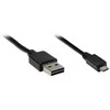 GoodConnections Anschlusskabel USB 2.0 EASY Stecker A an Stecker Micro B, juodas, 2m,