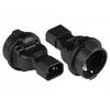 Alcasa PA-1402S adapter wtyczek zasilających C14 Typu F Juodas