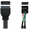 GoodConnections Good Connections Adapteris Pin-Header USB3.0St-USB2.0Bu 0,45m