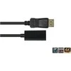 Good Connections Geros jungtys Adapteris DisplayPort 1.2 ir HDMI 1.4b jungtims 4K @ 30Hz apie 20 cm