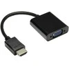 Good Connections Adapteris AV Alcasa Alcasa HDMI-AD21 kabelio adapteris 0,3 m HDMI Type A (Standartinis) VGA (D-Sub) + 3,5 mm Juodas