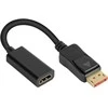 GoodConnections Geros jungtys Adapteris DisplayPort 1.4 ir HDMI 2.0b Buchse 20cm