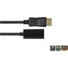 GoodConnections Geros jungtys Adapteris DisplayPort 1.4 ir HDMI 2.0b Buchse 20cm