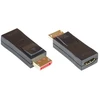 Adapteris AV Alcasa Alcasa HDMI-DP14G lyties keitiklis / Displayport kabeliai Juodas