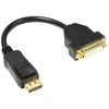 GoodConnections Good Connections Adapterkabel DisplayPort 1.2 St./ DVI-I 24+5 Bu. juodas 0,2m