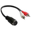 GoodConnections Kabelis Alcasa Cinch męski - 5-pin DIN żeński (AD-2CS5B)