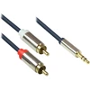 GoodConnections Good Connections Audiokabel 3-pol. 3.5mm-St.-2xRCA St. 2m