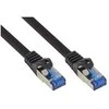 GoodConnections Geros jungtys 1,5m RNS Patchkabel SmartFLEX CAT6A S/FTP PiMF juodas