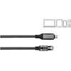 GoodConnections Good Connections Ethernet-Kabelis USB-C RJ45, anthrazit, 2,0m
