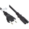 GoodConnections Good Connections Euro-Netzkabel an C7/Euro 8 Bu. schw. 1m