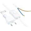 GoodConnections Good Connections Euro-Netzkabel an open end baltas 1,5m