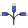 Alcasa kabelis Alcasa 4521-SF015B HDMI kabelis 1,5 m HDMI A tipas (standartinis) Mėlynas