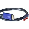 Alcasa Good Connections Geros jungtys DP/HMDI 1.4 jungties kabelis 4K UHD @ 60Hz SmartFLEX aliuminio mėlynas 1m