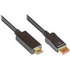 Adapteris AV Alcasa Alcasa DP14-HDMI5 adapter kablowy 5 m DisplayPort HDMI Juodas