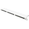 GoodConnections Good Connections Geros jungtys Patch Panel 19" Cat. 6 24-Port 0,5 HE STP reinweiß