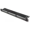 GoodConnections Good Connections Patchpanel 19"Cat. 6 24-P. 1 HE juodas