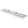GoodConnections Good Connections Geros jungtys Patch Panel 19" Cat. 6 24-Port 0,5 HE STP reinweiß