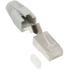 GoodConnections Geros jungtys tinklo jungtis Cat.6A RJ45 ekranuotas Cat.7 kabelis yra pilkas