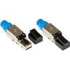 Alcasa Alcasa GC-N0149 wtyczka RJ-45 Sidabrinė
