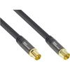 GoodConnections Good Connections Antennenkabel SmartFLEX 1m IEC St. zu Koax Bu. >120dB juodas