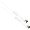 GoodConnections Good Connections SAT Antennenkabel 1,5m Koax St. zu Koax Bu. 95db baltas